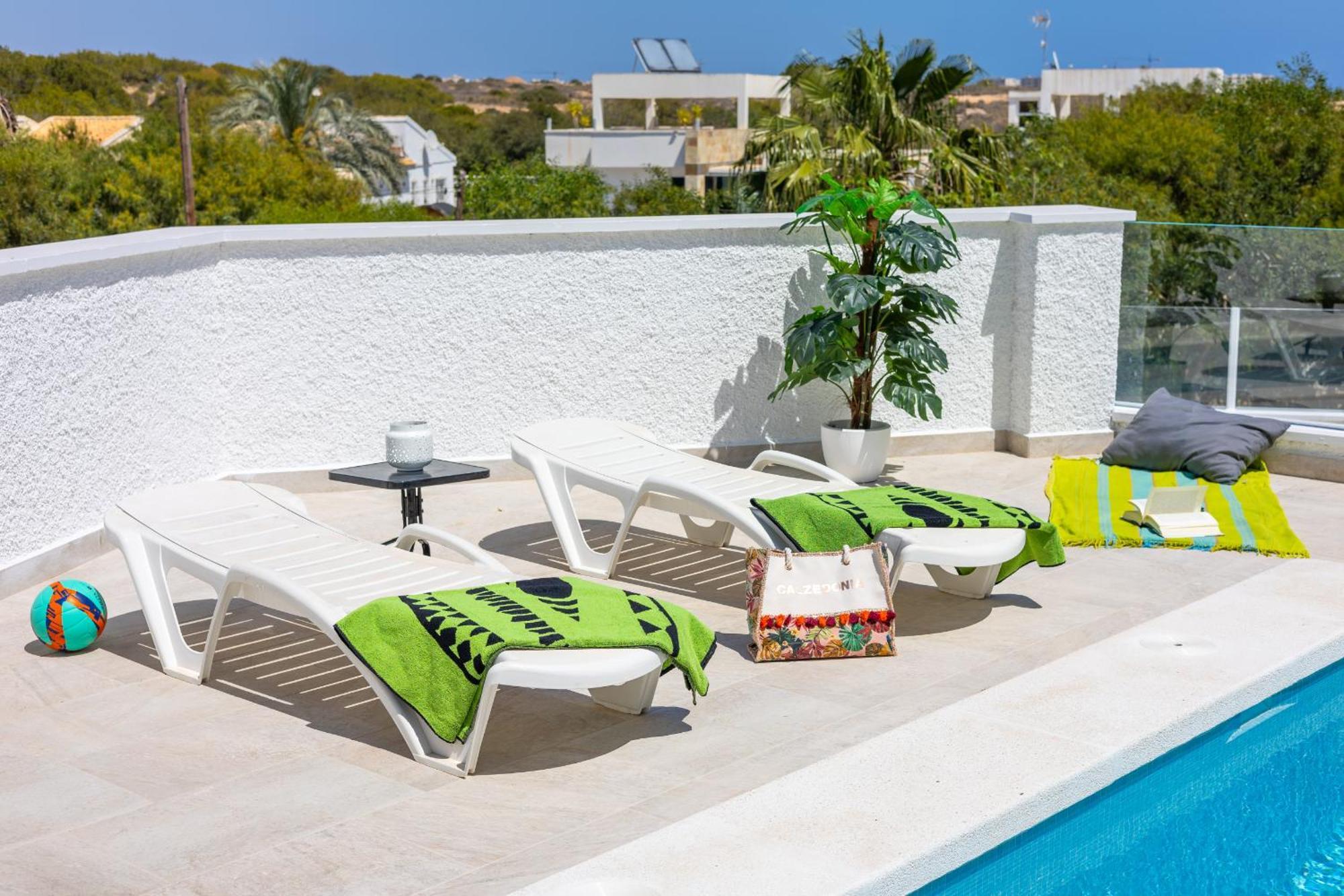Fidalsa Grand Mediterranean Beachfront Villa Playa Flamenca Esterno foto
