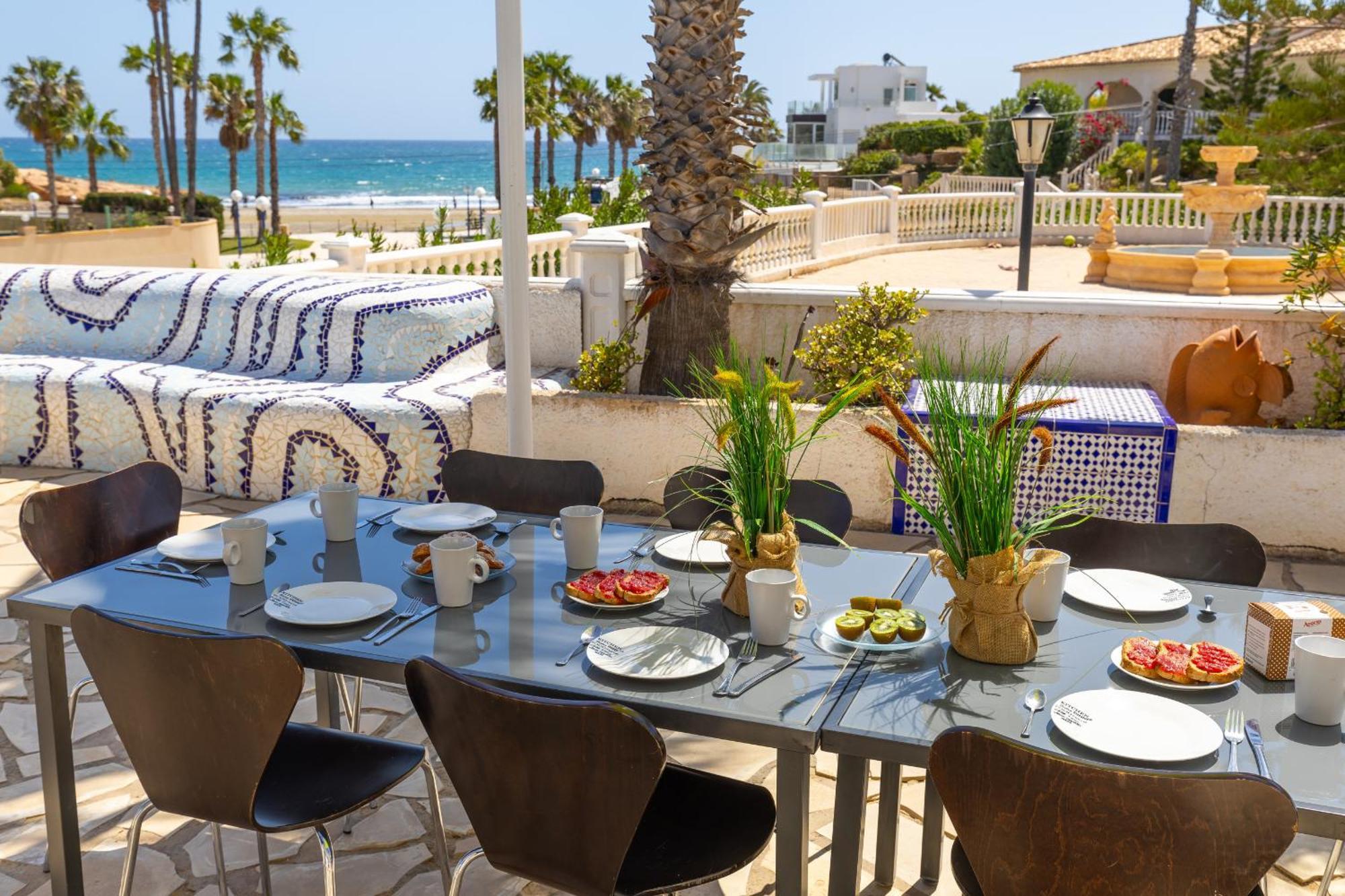Fidalsa Grand Mediterranean Beachfront Villa Playa Flamenca Esterno foto