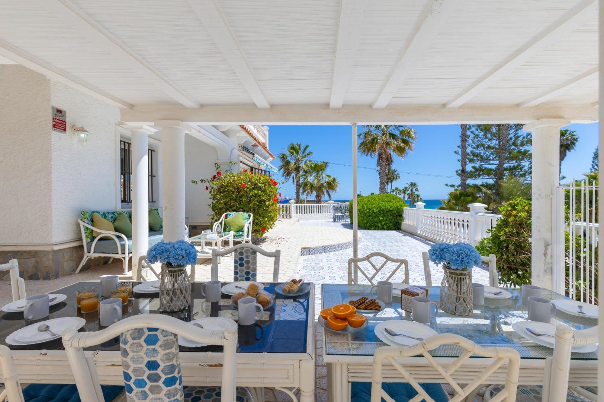 Fidalsa Grand Mediterranean Beachfront Villa Playa Flamenca Esterno foto