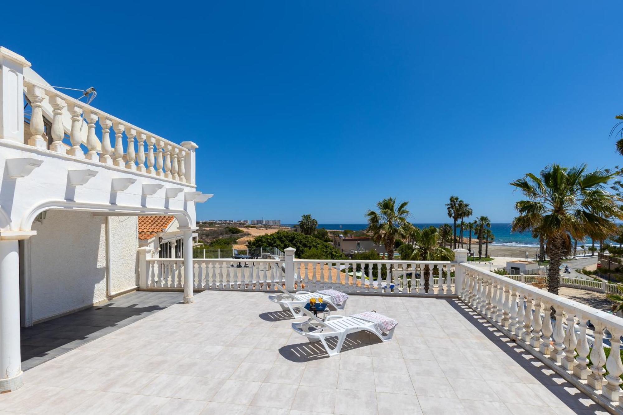Fidalsa Grand Mediterranean Beachfront Villa Playa Flamenca Esterno foto
