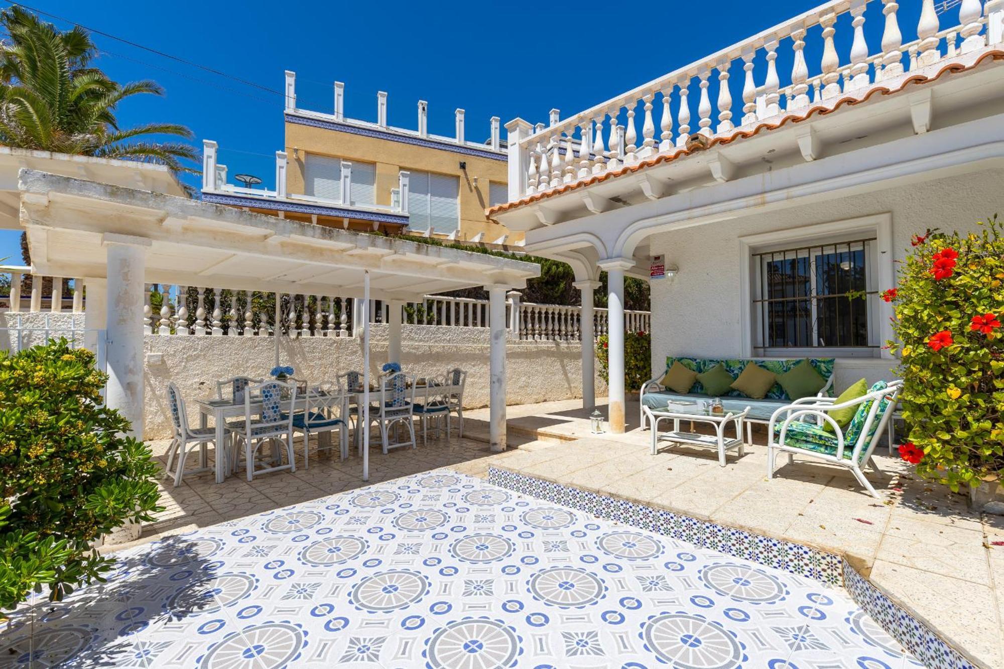 Fidalsa Grand Mediterranean Beachfront Villa Playa Flamenca Esterno foto